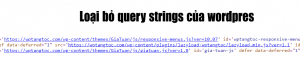 Hướng dẫn loại bỏ query strings