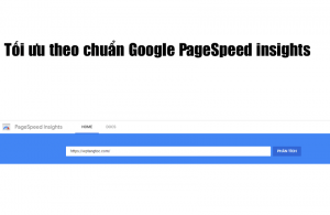 Tối ưu theo chuẩn Google PageSpeed Insights